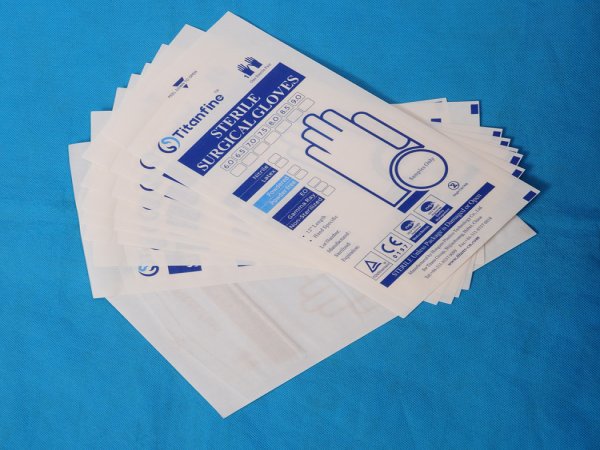 厂家生产输液贴 外科手套纸纸袋  纯纸袋